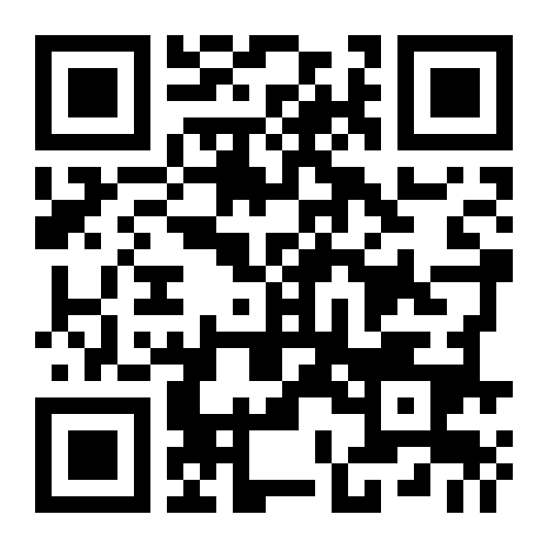 QR-Code-Aufkleber 1,7 x 1,7 cm aus selbstklebender PVC-Folie im URL-Format